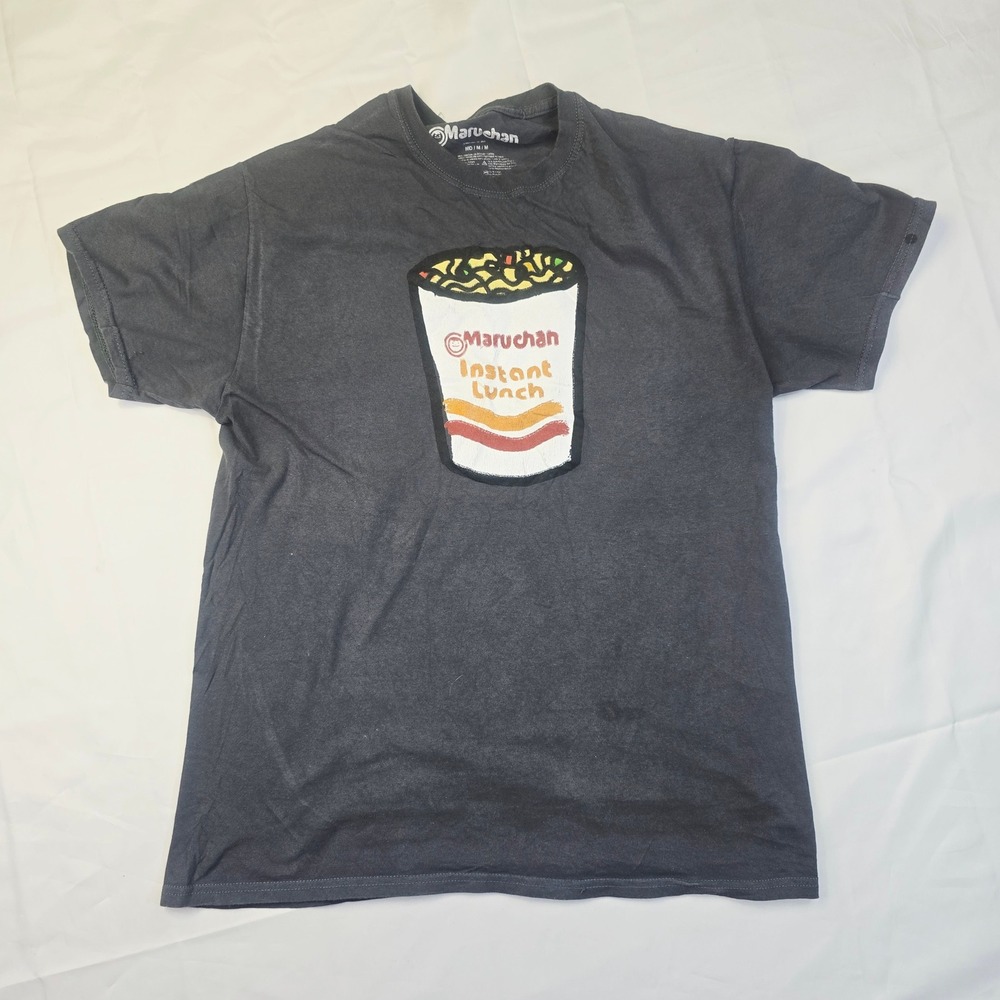 Maruchan Men's Instant Lunch Ramen T-Shirt Medium Gray Short Sleeve Tee P84